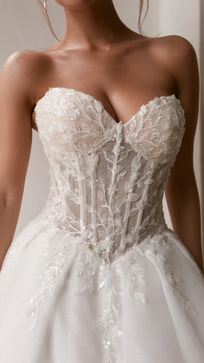 Lux MB2408 Tania Olsen Strapless Wedding Dress & Gown 2