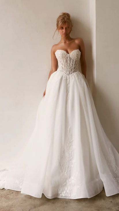 Lux MB2408 Tania Olsen Strapless Wedding Dress & Gown 4