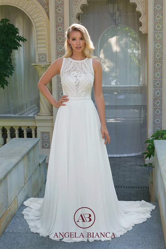 Designer Chiffon Wedding Dresses & Gowns | Heartland Brides Designer Chiffon Wedding Dresses & Gowns | Heartland Brides